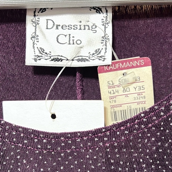 Dressing Clio Purple & Silver Sparkle Dress – Size M - Picture 4 of 5